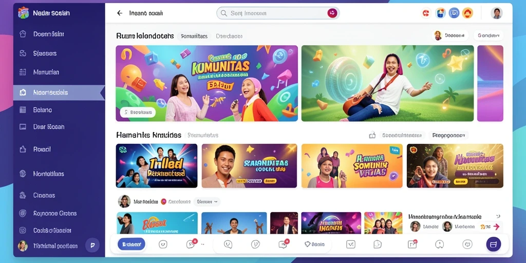 Ilustrasi permainan yang seru dan menantang.