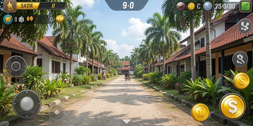 Grafis yang memukau dan karakter yang beragam.