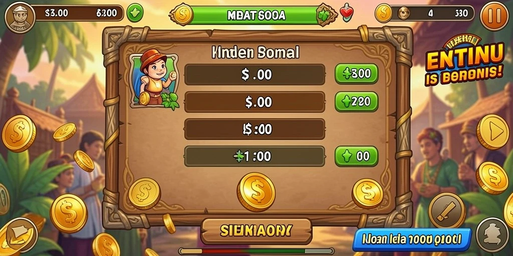 Tangkapan layar memperlihatkan bonus menarik yang tersedia.