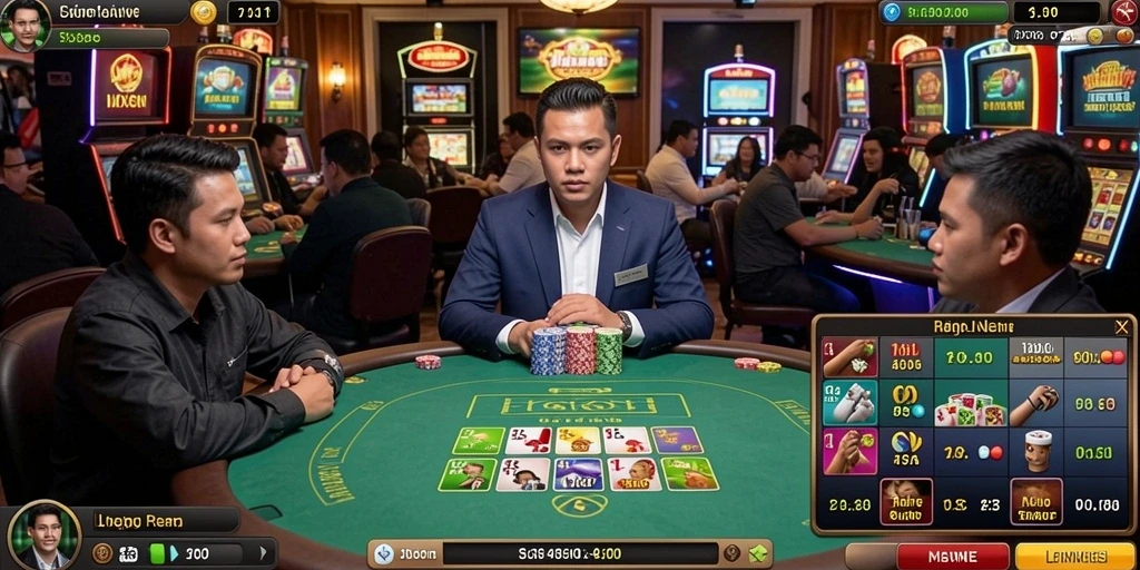 Berbagai karakter unik untuk dipilih dan digunakan.