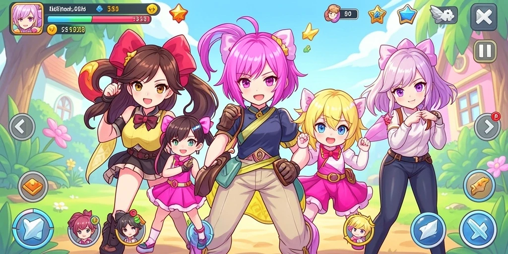 Item dan power-up yang meningkatkan permainan.