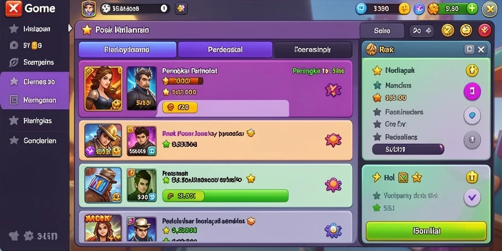 Bonus harian yang menggiurkan untuk pemain.
