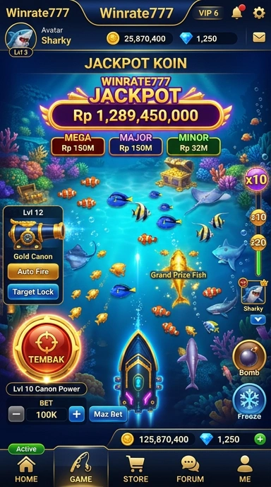 winrate777 — layar beranda